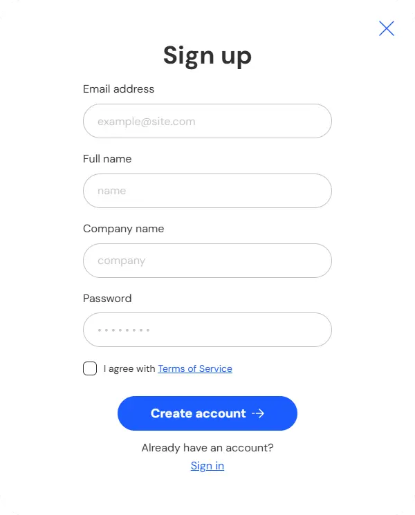 sign up to StreamTalk